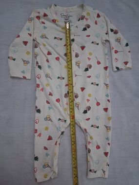 Jessica Simpson One Piece Footie Sleeper 6-9mo